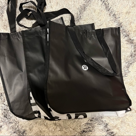 lululemon athletica Handbags - Lululemon • Set of 3 Large Reusable Shopping Bags